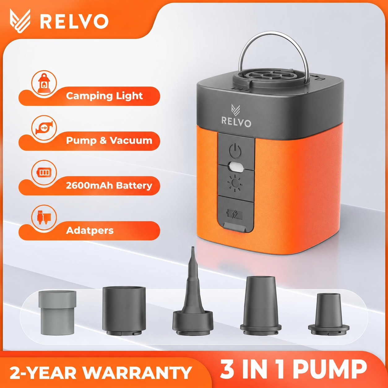 Relvo Portable Mini Air Pump